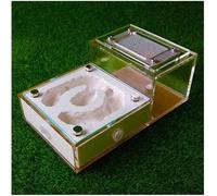Acrylic Stereoscopic Observation Nest Acrylic Flat Glass Plaster Ant Farm Workshop Ant House Box Ecological Pet Ant Hill Ant Nest Birthday Gift Colony Behaviour Study(White-2)