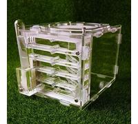 Acrylic Stereoscopic Observation Nest Ant Castle Acrylic 3D Ant Farm Ventilated High Capacity Ant Nest Farm Pet Ant Workshop Ant Feeding Box Ant Habitat Colony Behaviour Study(A)
