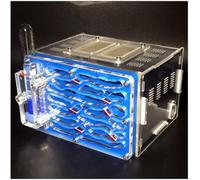 Acrylic Stereoscopic Observation Nest Ant Nest City Insect Cage Farm Acrylic Display Box Ant Villa Habitat Castle Ant Ecology Workshop Science Colony Behaviour Study(Blue)