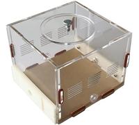 Acrylic Stereoscopic Observation Nest Little Ant Farm Box Gel Maze Ant Castle Watch Live Ants At Work Ants Nest Farm World Pet House Puzzle Ants Habitat Gift Ants Habitat Colony Behaviour Study(Small