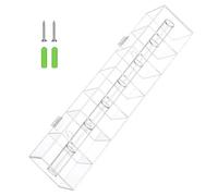 Acrylic Sticker Dispenser Measuring with Mounting Holes for Easy Setups and Organization Label Dispenser Label Storage Box Retail Organizers