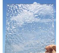 Acrylic Stone Sheet Texture,PMMA Wave Rippe Sheet,Crystal Plastic Acrylic Sheets for DIY Crafts,Advertising,Sign,Display Cases (1, 3MM Thickness, 20x30cm)