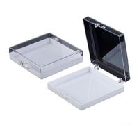 Acrylic Storage Box for Nail Products, Handmade with a Transparent Design for Easy Organization and Display (White)
