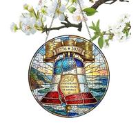 Acrylic Suncatcher Puzzle - 250th Anniversaries Window Ornament | 2D Acrylic Independence Day Jigsaw Suncatcher - for Window Holiday 4th of July Apartment Balcony Garden Porch Patio