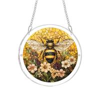 Acrylic Suncatcher Puzzle - 2D Acrylic Ornament - Butterfly Bee Suncatcher Puzzle Balcony Decor for Home, Apartment, Balcony Room, Garden