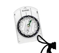 Acrylic Survival Gear Compass - M- Compass | Portable Compass, Outdoor Navigation Tool for Backpacking, Hiking, Camping, Hunting, Survival