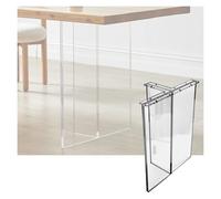 Acrylic Table Legs, Floating Desk Replacement, Clear Decor Leg for DIY Furniture, Dining Bar Coffee Table