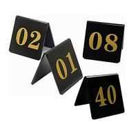 Acrylic table numbers, 1-25/1-50/1-100 Digital Sign Restaurant Seat Card(1 to 100)