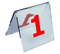 Acrylic Table Numbers 8x7x8cm 3.1x2.7x3.1in Multiple Number Ranges(1-20)