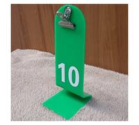 Acrylic Table Numbers With Metal Clamp Multicolor 6x17cm Number Sets 1-10 1-20 1-30(Green,1-30)