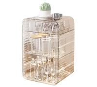 Acrylic Tea Set Storage Box - Waterproof Dustproof Organizer | Multi-Layer Kitchen Storage, Clear Container for Tea Accessories and Utensils