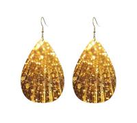 Acrylic Teardrop Earrings For Women Hoop Earrings Gold Bling Drop Dangle Earrings Fashion Boho Silver Teardrop Earring Jewelry Gifts, One Size, No Gemstone