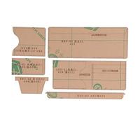 ACRYLIC TEMPLATE DIY WALLET PATTERN PRECISE CUT FOR HANDMADE CRAFT ACCESSORIES GB