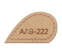 Acrylic Template Durable Transparent Clear DIY Keychain Pendant Stencil for Decorative Pendant Craft Quilting