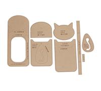 Acrylic Template Durable Transparent Clear DIY Wallet Stencil for Phone Bag Crafting