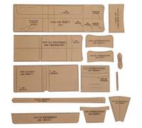 Acrylic Template Easy DIY Leather Short Wallet Craft Tools for Hand-Made Crafters