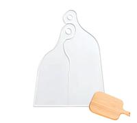 Acrylic Templates Cutting Board, Clear Handle Templates, Router Template Charcuterie Boards, 40.6 x 15.6 cm/15.98 x 6.14 inches, Guide Tool for Woodworking