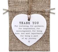 Acrylic Thank You Keepsake Gift Sentimental Gift,The Difference You Make Ceramic Heart Plaque Coworker Going Away Appreciation Retirement Gifts Ceramic Plaque for Women Friends Teacher Nurse Worker