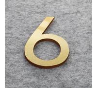 Acrylic Three Digital Sticker Antique Bronze Gold/silver White Modern Style A Unique Combination Of Multifunctional Signage 41