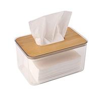 Acrylic Tissue Box, Acrylic Dryer Sheet Holder for Laundry Room, Table Clear Dryer Sheet Dispenser Rectangular