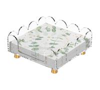 Acrylic Tissue Box Cover, Square/Rectangular Tissue Holder, Transparent Napkin Dispenser for Bedroom, Bathroom, Living Room, Kitchen, Office, Coffee Table, Restaurant(Square)