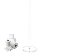 Acrylic Toilet Paper Stand,Transparent Acrylic Toilet Paper Towel Holder | Clear Toilet Paper Storage, Free-Standing Toilet Tissue Pa-per Roll Storage Shelf, Bathroom Accessories