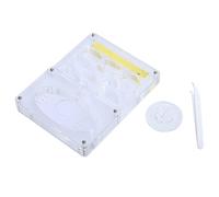Acrylic Transparent 3D Farm Formicarium, Nest Feeding System, Clear Observation Box with Secure Seal for Kids Science Education and Study