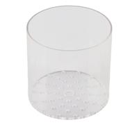 Acrylic Transparent Feeder Cover, Aquarium Feeding Shield with Precision Pores, Prevents Fish and Shrimp from Stealing Food, for Safe Feeding and Frag Protection in Reef Tanks (120mm)