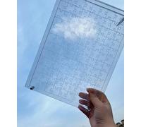 Acrylic Transparent Jigsaw Puzzle, Framed and Standing Puzzles, Two Ways to Play. For All Ages