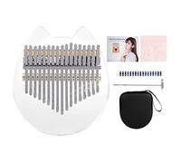 Acrylic Transparent Kalimba Thumb Piano 17-Key Finger Piano With Tune Hammer Kids Adult Beginners Professional