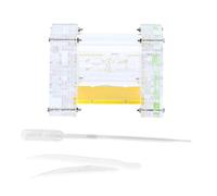 Acrylic Transparent Nest Farm, Feeding Living Habitat with Self - Controlled Humidity, Science Educational Toy for Kids, 9.5x9.5x6cm Observation Case for Home or