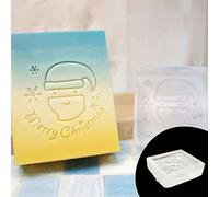 Acrylic Transparent Soap Stamp Christmas Theme Pattern Soaps Embossing Hnadmade Soaps Making Tools Accessories Personalized Acrylic Soap Making Embossing
