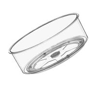 Acrylic Transparent Turntable，Season Rack Organizer Multi-Functional Spice Holder Rotating Storage Condiment Serving Tray Plastic Containers Space-Saving Aesthetically Pleasing(24.00X24.00X8.70CM)