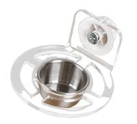 Acrylic Transparents Bird Feeders Parakeets Cage Automatic Feeding Tool For Small And Media Parakeets Pet Essential