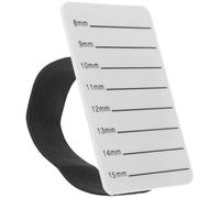 Acrylic Tray Board 8-15mm Eyelash Display Extension Lash | White, Portable and Break-resistant, for Cosmetics and Makeup Artist Use