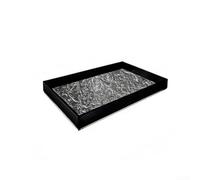 Acrylic Tray with For Glacier Pattern for Perfume and Cosmetic Display, Lightweight and Sturdy Organizer for Vanity or Bathroom (29.9cm*19.9cm*4cm)