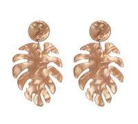 Acrylic Tropical Palm Leaf Earrings for Women Colorful Hawaiian Monstera Leaf Dangle Earrings Lightweight Boho Summer Vacation Jewelry, Acrylic, No Gemstone