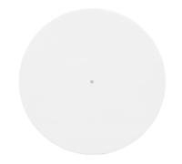 Acrylic Turntable Mat, 11.81 X 0.12in Turntable Platter Mat Improved Sound Quality, Turntable Slipmat Fits 12in Turntables, for 33 1/3rpm and 45rpm Records (White)