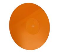 Acrylic Turntable Mat, Acrylic Slipmat for 12 Inch LP Record Players, Improves Sound Quality, Anti Static Platter Mat, 3 Mm Thickness (Orange)