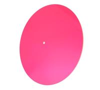Acrylic Turntable Mat, Anti Static Turntable Mat Record Platter Slipmat for LP Records 12, Reduces Noise & Sounds From Static & Dust (Pinkish)