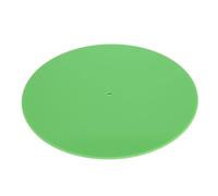 Acrylic Turntable Mat for 2 Inch Record Player Upgrade Sound Quality and Damped Resonance Replacement Slipmat Enhances Bass Response and Aesthetic Appeal for Music Lovers (Green)