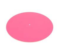 Acrylic Turntable Mat, Improved Sound Quality, Tighter Bass, 12 Inch Record Player Mat, Compatible with 33 1/3rpm and 45rpm Records, for Turntable Damped Resonance (Transparent)