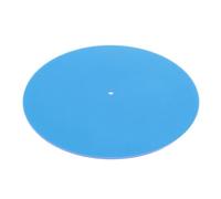 Acrylic Turntable Mat, Improved Sound Quality, Tighter Bass, 12 Inch Record Player Mat, Compatible with 33 1/3rpm and 45rpm Records, for Turntable Damped Resonance (Blue)