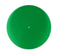 Acrylic Turntable Mat, Record Player Mat with Noise Reduction Shock Absorption Antistatic Non Slip Design, Clear Record Pad for Standard 12 Inch Turntables (Transparent Green)
