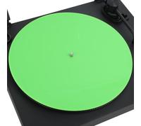 Acrylic Turntable Platter Mat for All Vinyl Player, 12" Anti Vibration Record Slipmat, Green