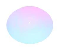 Acrylic Turntable Slipmat 12 Inch Anti Static Record Platter Mat | Translucent Dazzling Finish, Finely Textured Surface, Smooth Burr Free Edges, for Desktops and Living Rooms
