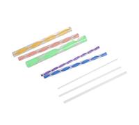 Acrylic Twisted Dotting Rods 8 Pcs for DIY Nail Art Manicure Tools