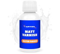 Acrylic Varnish Matt 120 ml - Varnish for Acrylic Painting & Craft | Fast Drying Transparent Sealer for Acryl Painting | Water Based Clear Lacquer Coat for Acryl Painted Canvas, Clay, Wood, Stone