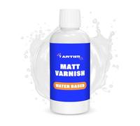 Acrylic Varnish Matt 250 ml - Varnish for Acrylic Painting & Craft | Fast Drying Transparent Sealer for Acryl Painting | Water Based Clear Lacquer Coat for Acryl Painted Canvas, Clay, Wood, Stone