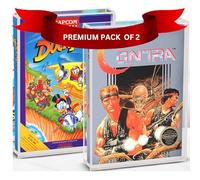 Acrylic Video Game Box Storage Case for Nintendo NES Video Game Box - 4MM Thick, Anti-Dust, Anti-UV, and Acid-free Clear NES Holder, Video Game Covers by EVORETRO (Pack of 2)